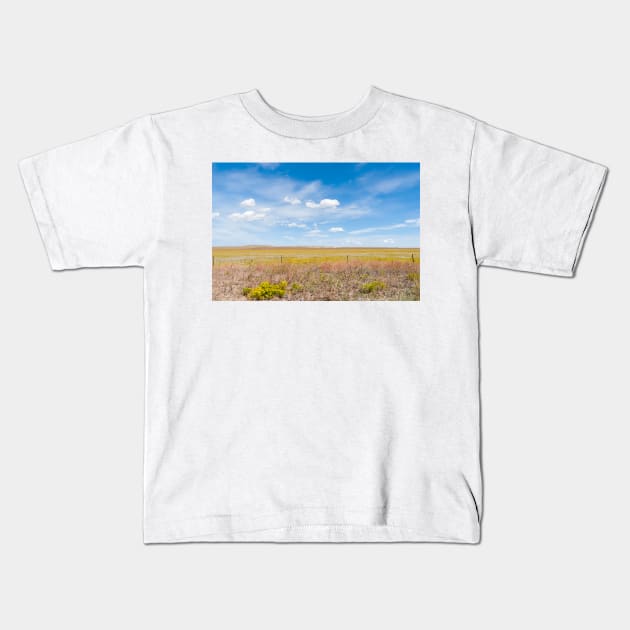 American rural landscape Kids T-Shirt by brians101